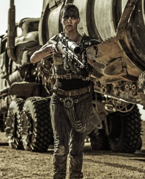 Charlise Theron in Mad Max Fury Road 2015